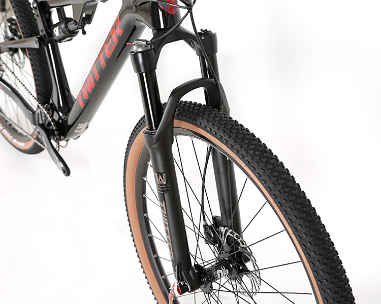 T1000 Carbon Fiber Full Suspension Mountain Bike SHIMANO XT M8100-12S