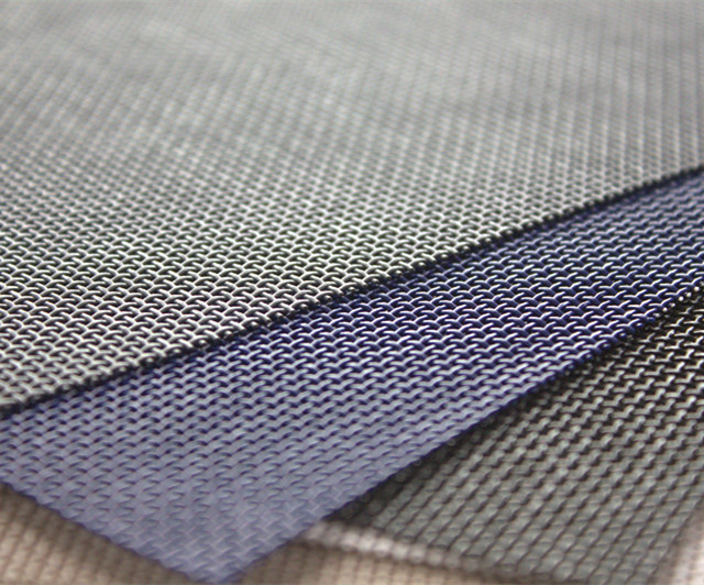 2X2 Outdoor Woven Pvc Coated Polyester Mesh Fabric Wear Resistant High Tensile