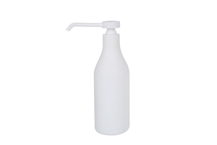 400ml Customized Color And Logo HDPE Shampoo / Lotion Pump Bottle Skin Care Packaging UKH13