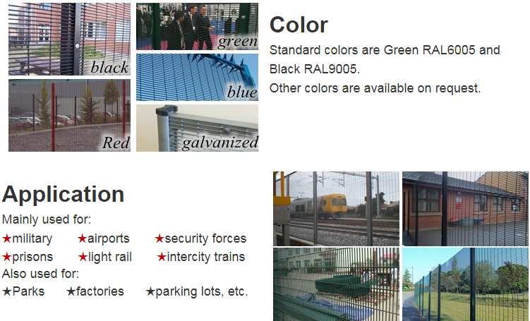 358 anti-climb fence application