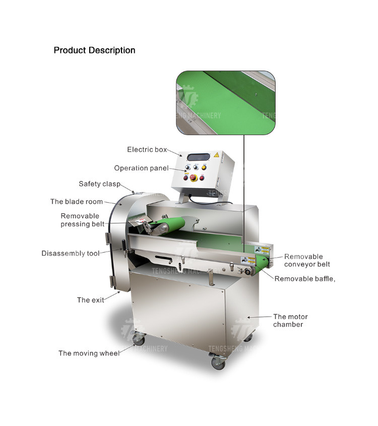 180KG Large canteen commercial potato slicing multi-functional single head vegetable leaf slicing machine made in Taiwan