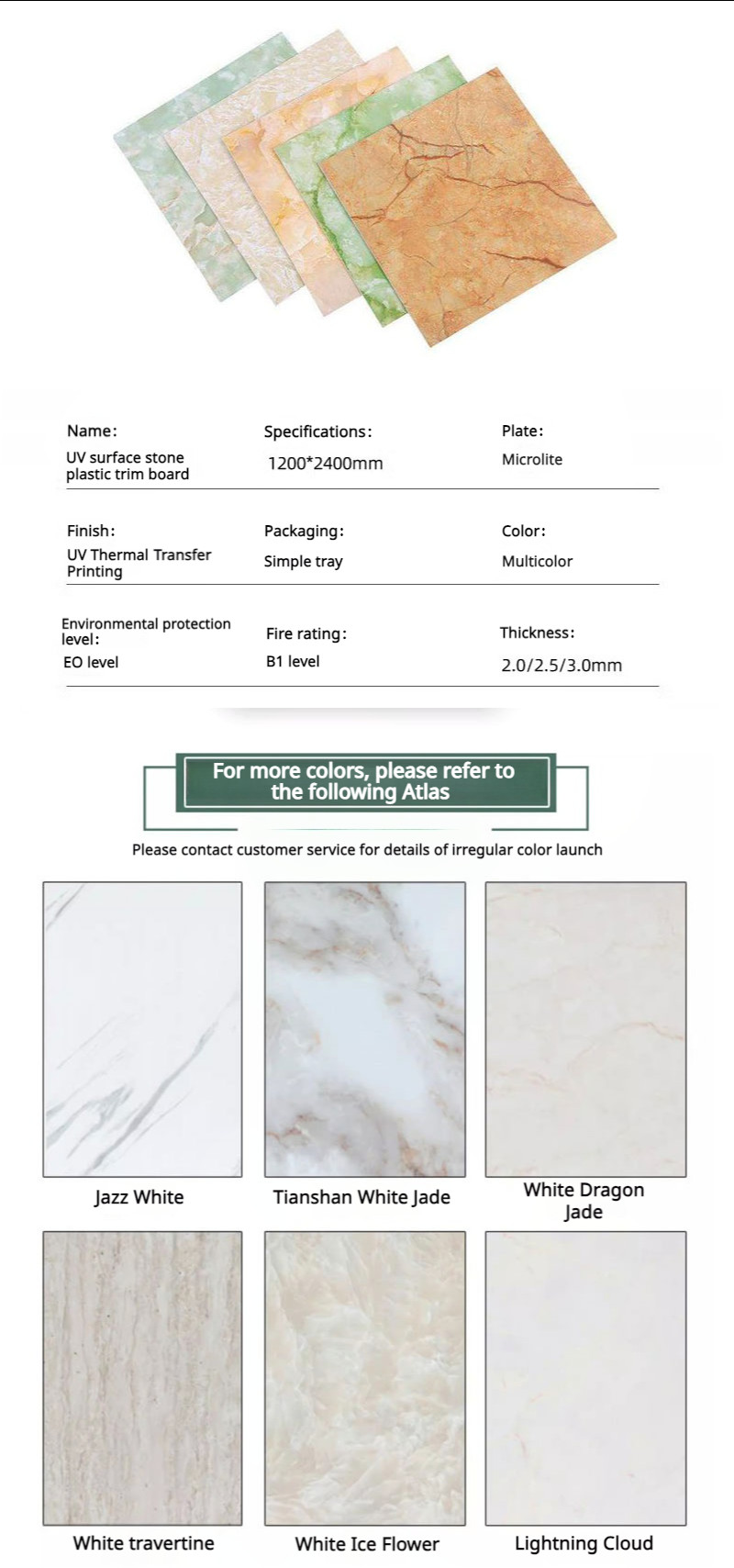 Chinese Provider Introduces UV Marble Sheet Wall Panel Interior Decoration UV Board Plastic Sheets