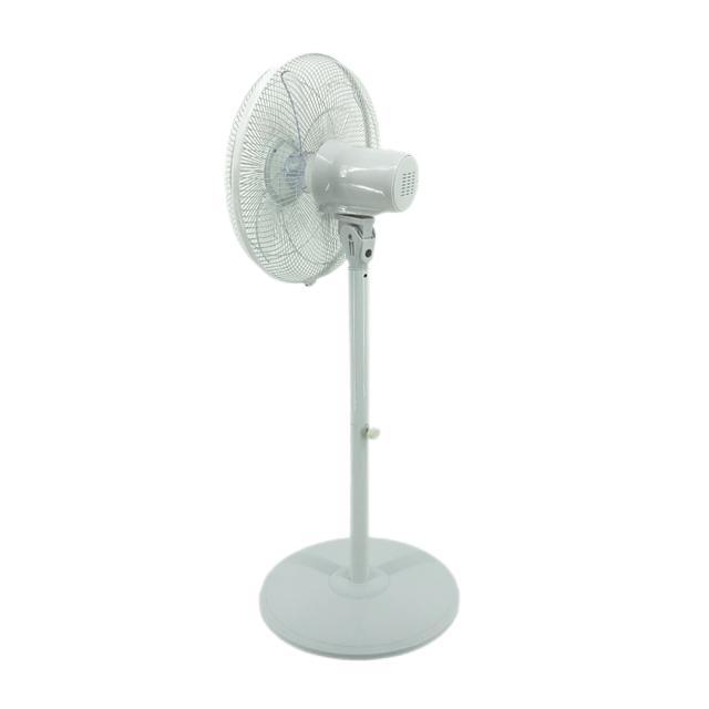BLDC 16 Inch Solar Floor Fan Rechargeable With Touch Switch And Remote Control