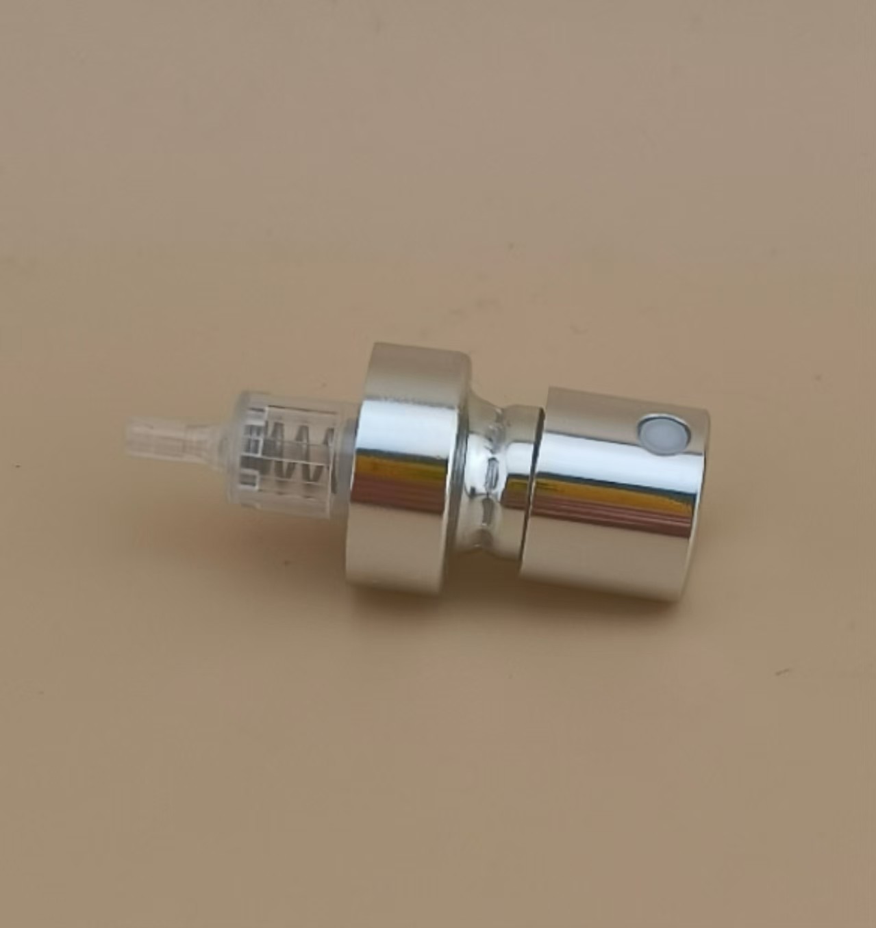 Silvery Alum Button Fine Crimp Sprayer Small Housing K401-1 for Perfume