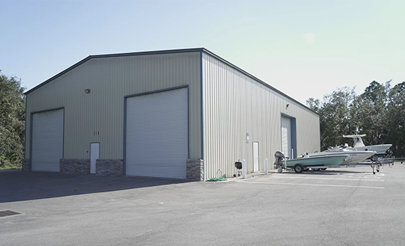 Modern Prefab Commercial Buildings , Lightweight Steel Frame Construction Factory
