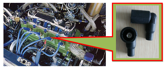 High Performance Spark Plug Wire Connector TY0007C03 Withstand High / Low Temp