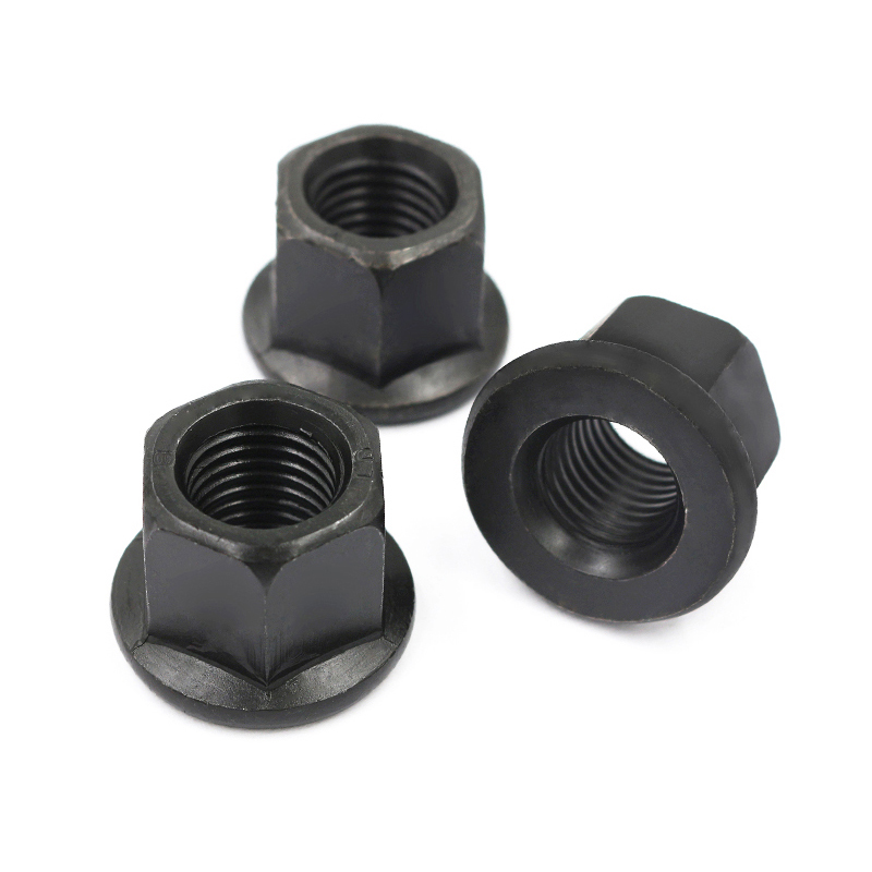 M10-M30 Hexadecimal Flange Thickening Nut with Pad Plate ISO9001 Certified Zinc Nut