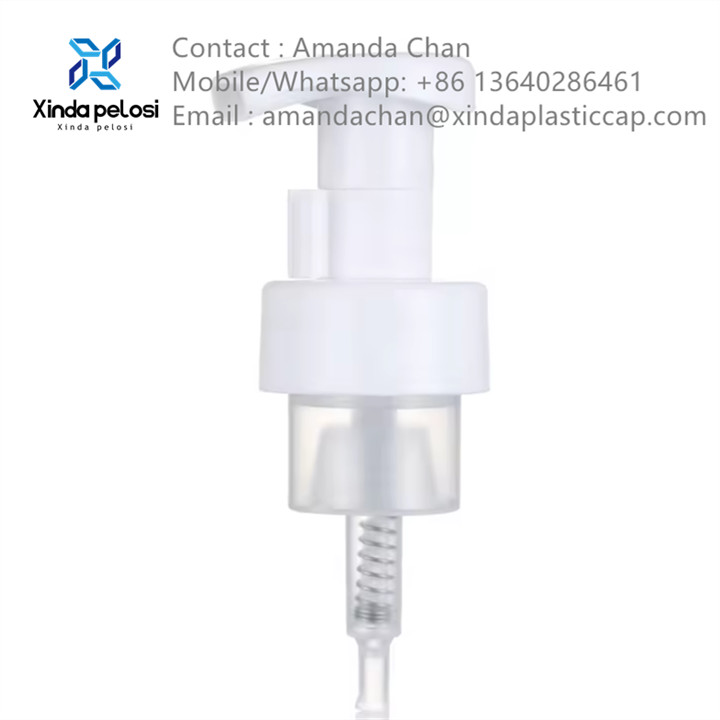 Foam Pump With Clip Lock Smooth Closure Customized PP Material For Foam Bottle