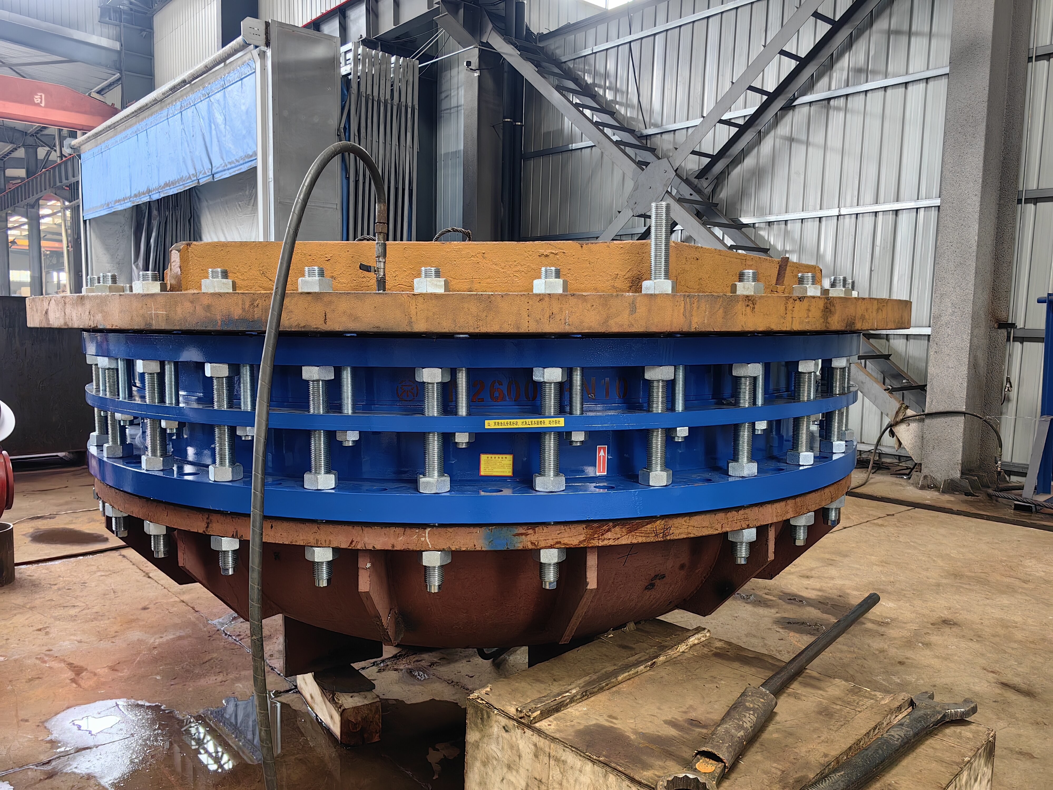 450mm 80mm Water Resistant Double Flange Drive Coupling With WRAS Carbon Steel