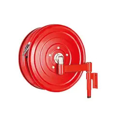 15mm Nozzle Diameter Automatic Fire Hose Reel 15m Length 15kg Weight