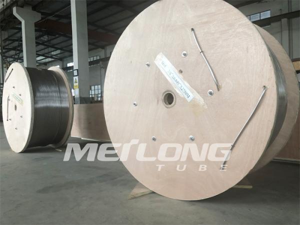 3 / 8 '' OD X 0.049 '' WT Capillary Coiled Tubing Duplex 2205 Stainless Steel