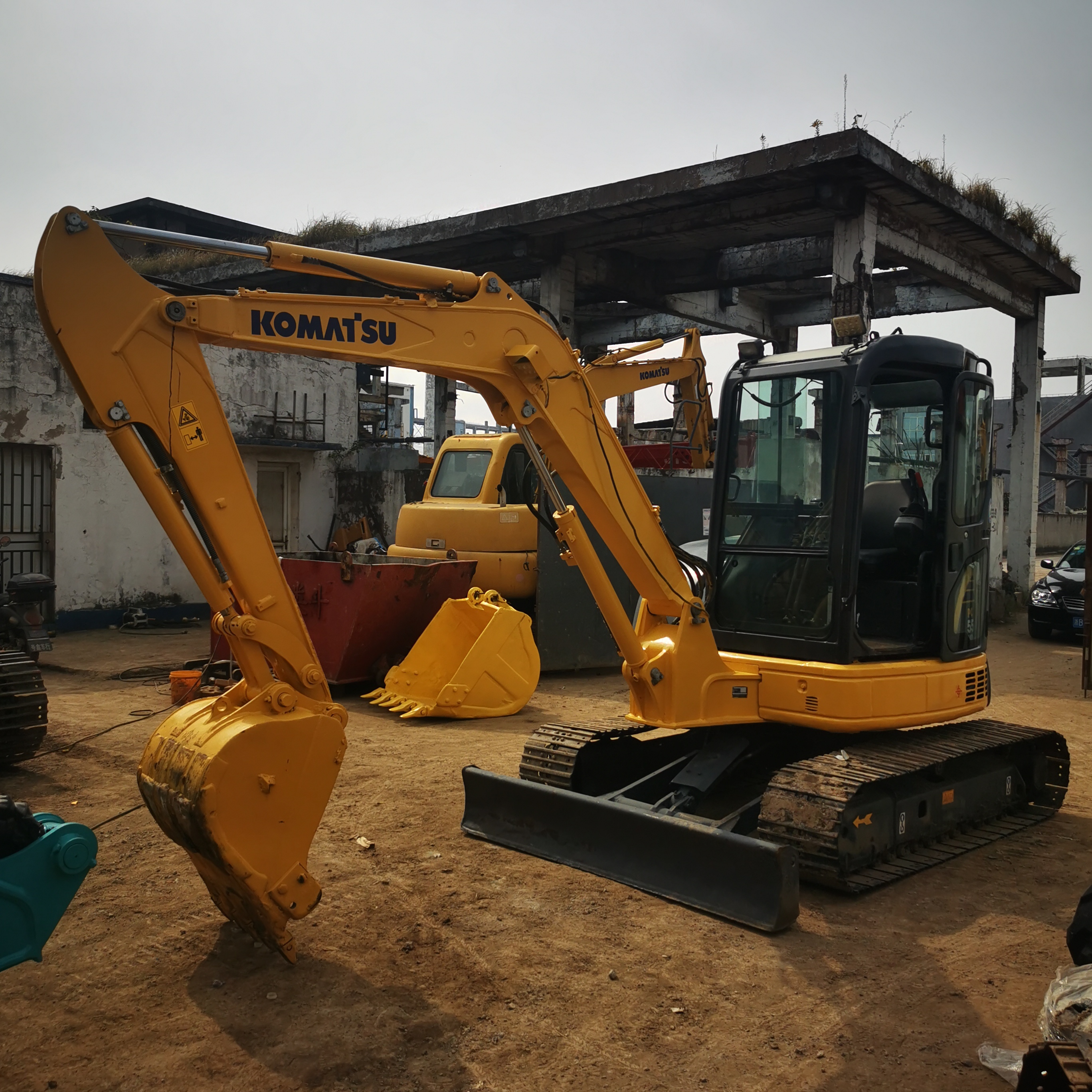2018 Used Komatsu PC55-7 Excavator 5 Ton Original Japan in Good Condition