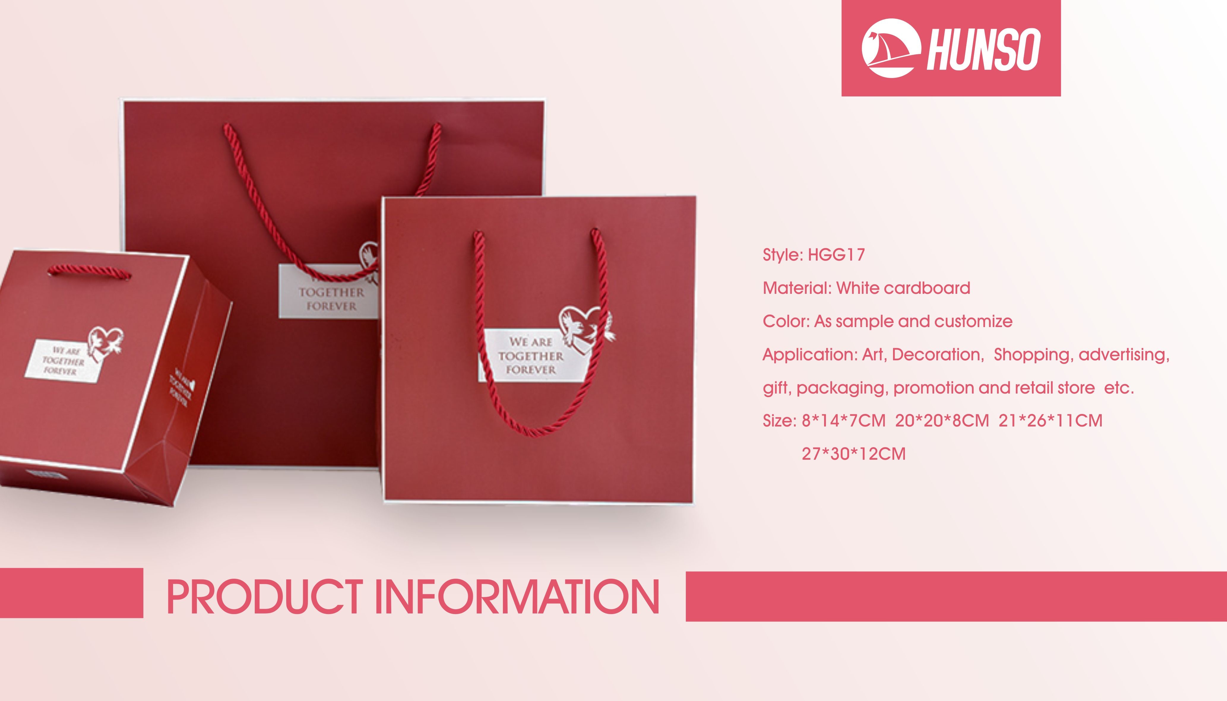 Elegant Gift Printed Luxury Paper Bags Personalised Paper Shopping Bags