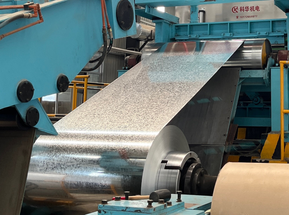 hDGI chromated 6+ Zinc 100g/Sqm Bright regular Spangle Hot-Dip Galvanised Steel GI Coils For rolling Doors S320GD