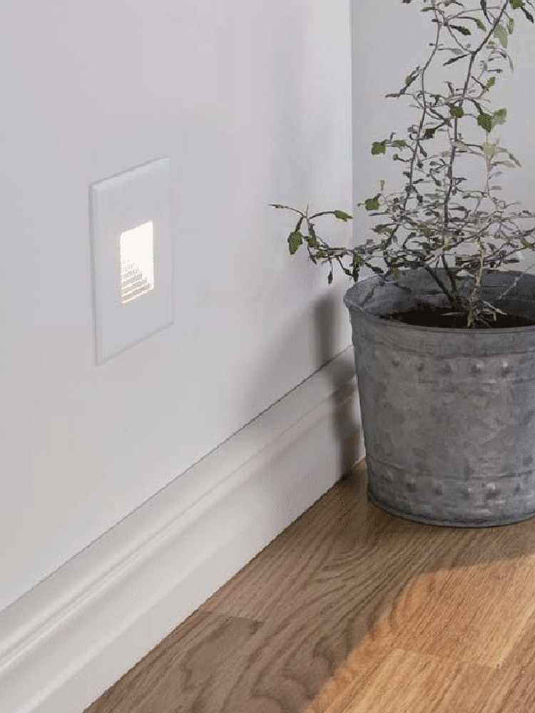 2700K Internal Recessed LED Wall Light Multi Scene Aluminum Material