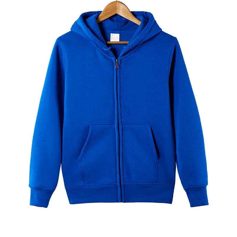 Wholesale Plus Size Men&prime;s Hoodies Full Zip up Custom Print Logo Hoodie for Man and Women