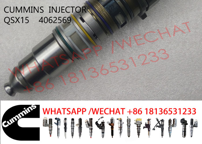 4062569 Common Rail QSK15 Diesel Engine Fuel Injector 4010346 4088665 4088327 4088660
