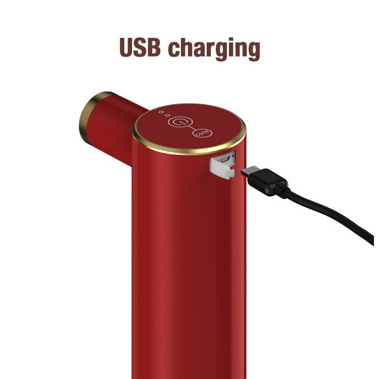500mah Rechargeable Electric Wine Dispenser 2.5W Powerful ABS Stainless Steel Pump White/Black/Red