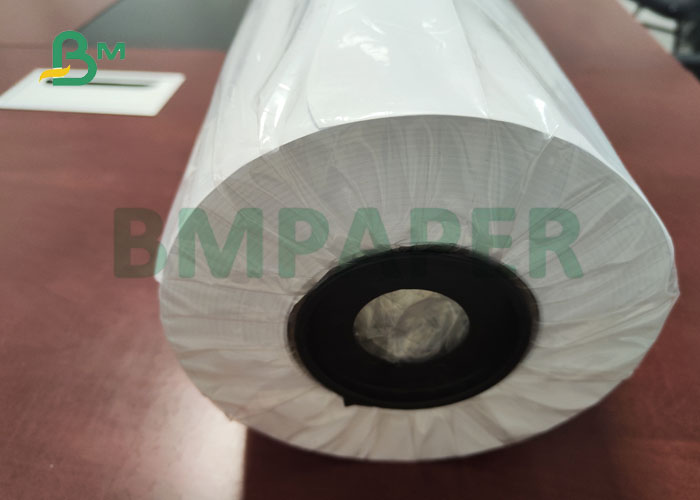 20# Plain Inkjet Plotter CAD Paper Roll  36'' x 500ft  3'' Core Good Brightness