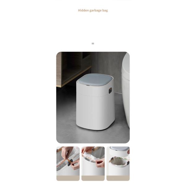 Factory Price Hot Sale Smart Infrared Motion Sensor Rubbish Waste Bin Smart Waste Bin Automatic Packing Automatic Lid