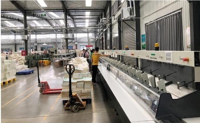 8000 Cycles/H 4 Stations Saddle Stitching Book Binding Machine