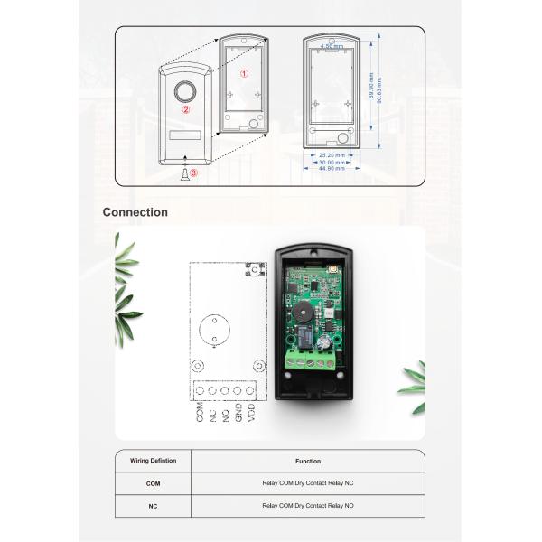 BP-20 Wireless Infrared Photocell Sensor Alkaline Battery 1.5 Years Life 20 Meters Range