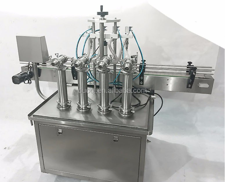 500 BPH Full Automatic Wine Whisky Water Juice Hand Sanitizer Liquid Plastic Glass Bottle Filling Machine