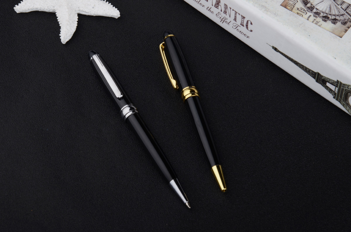 Sophisticated Executive Gift Custom Logo Rose Gold Ballpoint Pen for Professionals