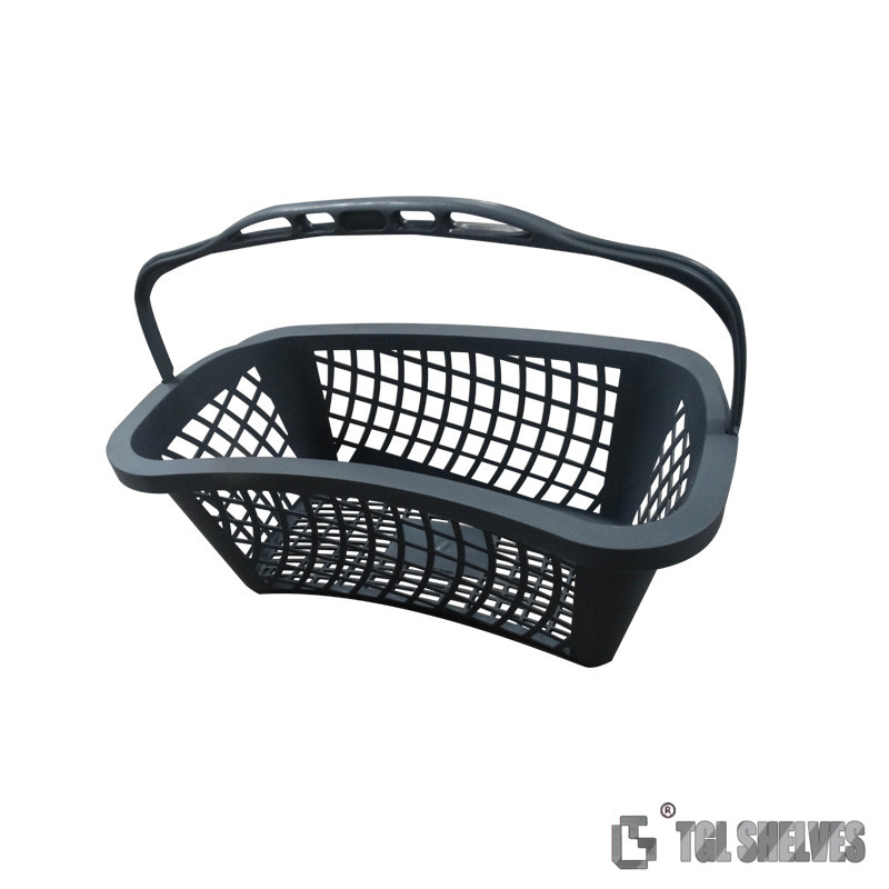 CE Certificate plastic supermarket basket 47×32×21cm with Corrosion Resistance