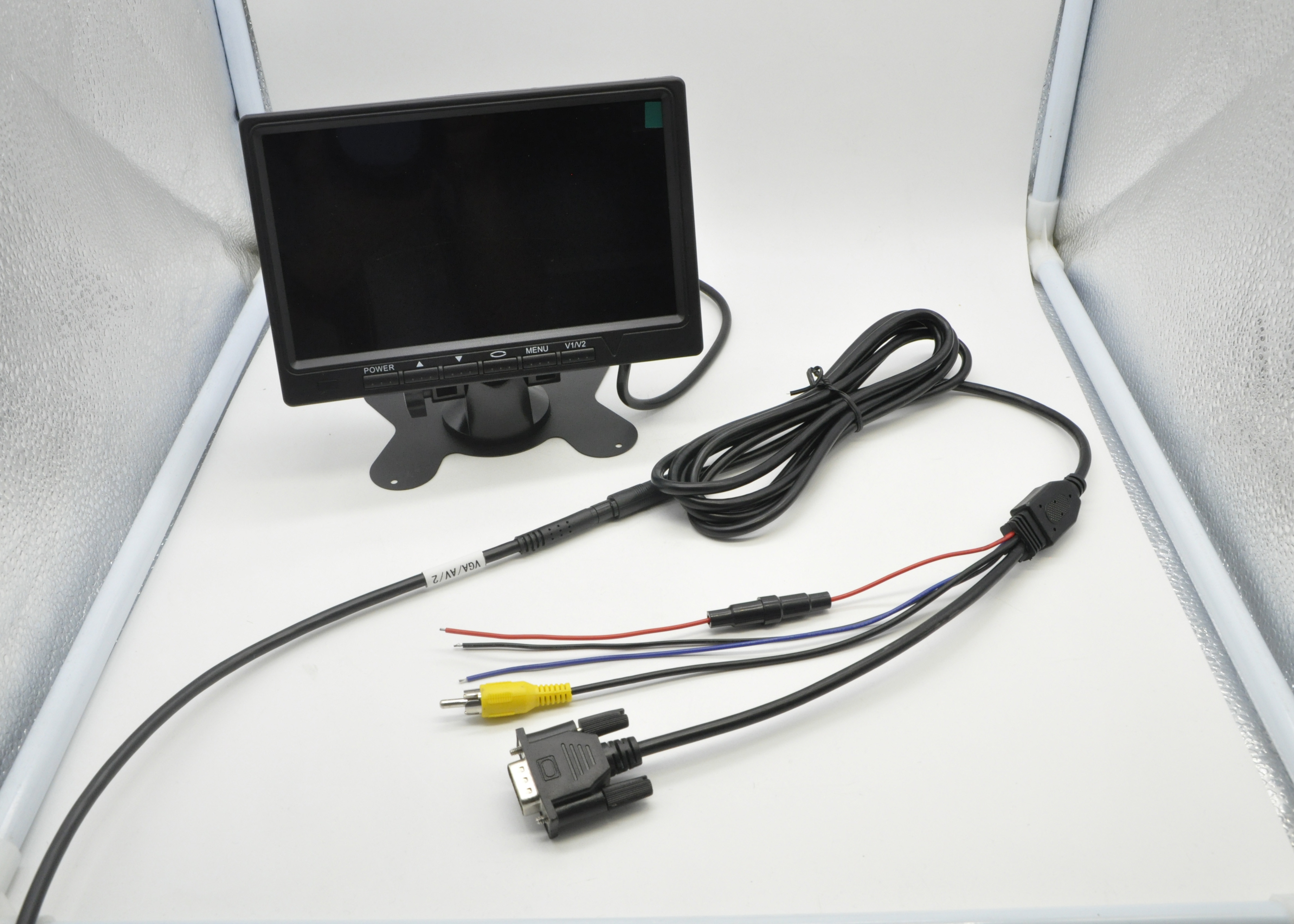 7 Inch IPS Lcd Display 1024*600 TFT Car Monitor with VGA for MDVR system