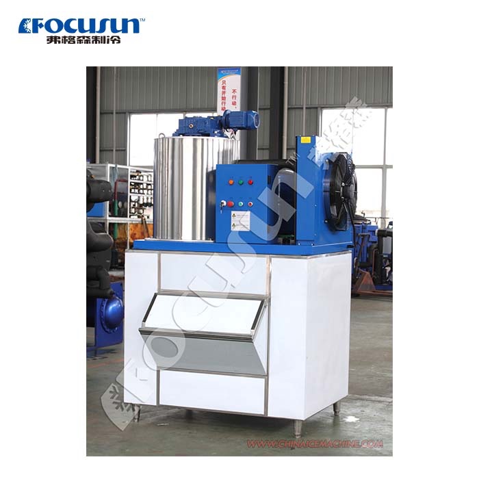 2T Flake Ice Machine for 900kg Ice Storage Capacity by Focusun Core Components Other