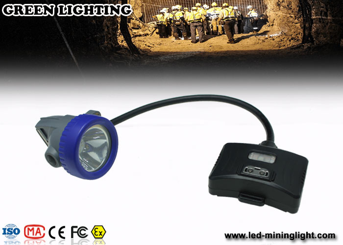 IP68 Waterproof High Lumen Hard Hat Light Rechargeable 3mm Toughened Glass