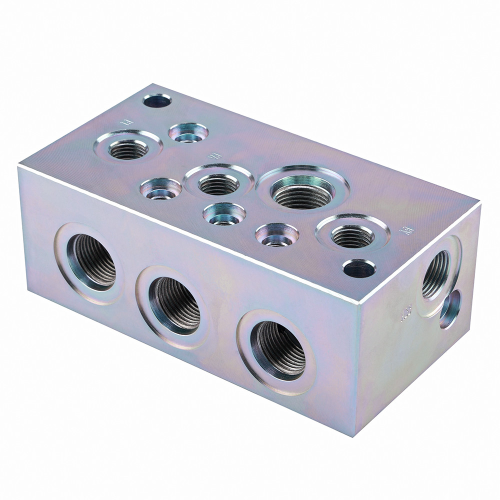 CNC Machining Excavator Hydraulic Pressure Reducing Valve Block Hydraulic Control Valve