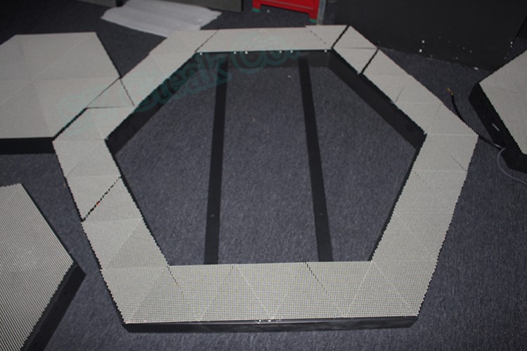 5mm pantalla led triangular para interior