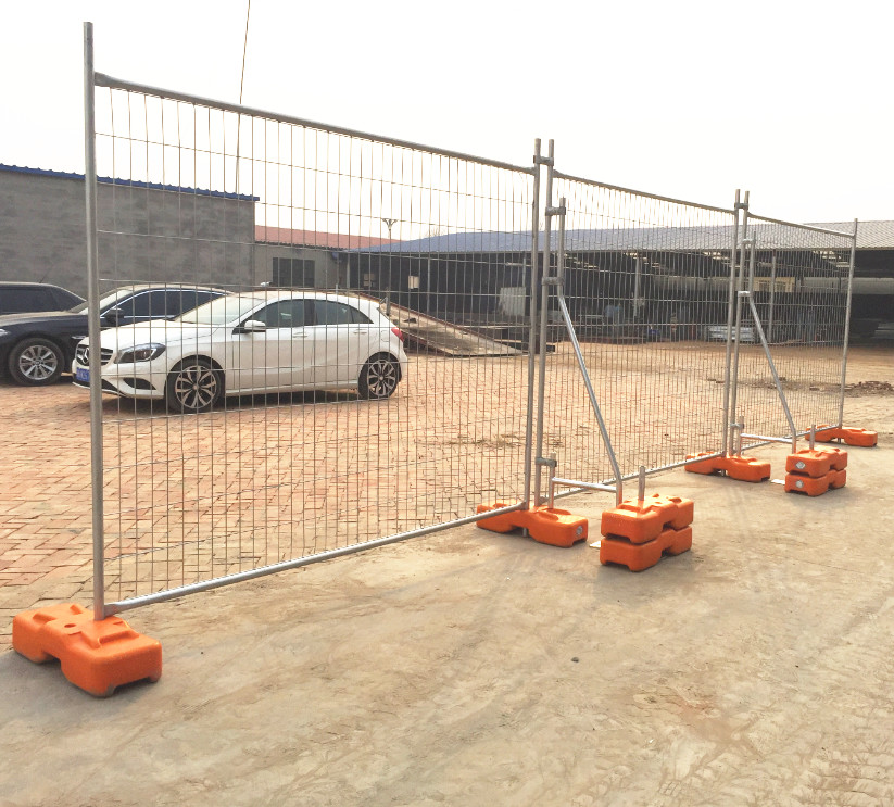 Removable Security 6ftx7ft Temporary Steel Fencing With 300g/M2 Zinc Coated