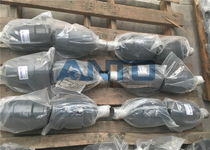 Construction Machine 320C 320D Excavator Carrier Roller Black Earth Moving Undercarriage Spare Parts
