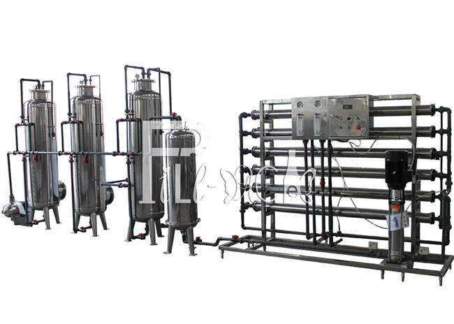 Sus304 Auto Operation Valve Drinking 4000lph Ro Water Treatment Machine