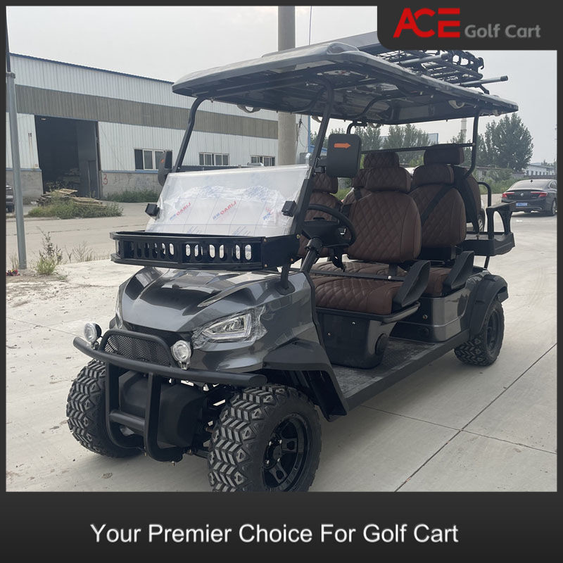 Plastic Cover Golf Club Cart Customized Electric 6 Seater Golf Buggy