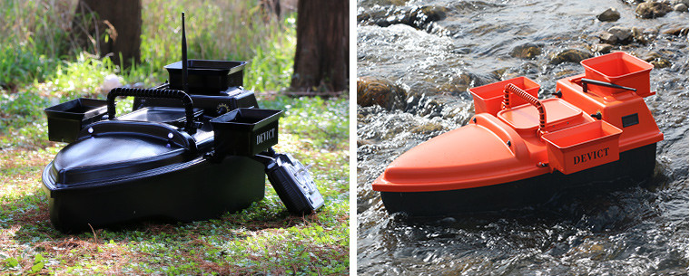 DEVC-202 orange GPS fish finder Autopilot bait boat , sea fishing bait boat