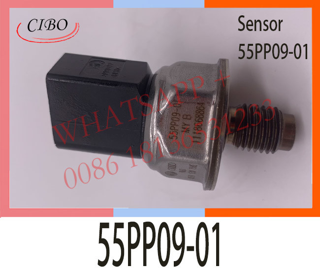55PP09-01 Common Rail Fuel Pressure Sensor 059130758E For VW SKODA AUDI A4 A5 A8