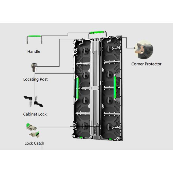 Outdoor Indoor Live Performance Stage Event Rental Screen Portable LED Display Panels Wall Modular LED Screen