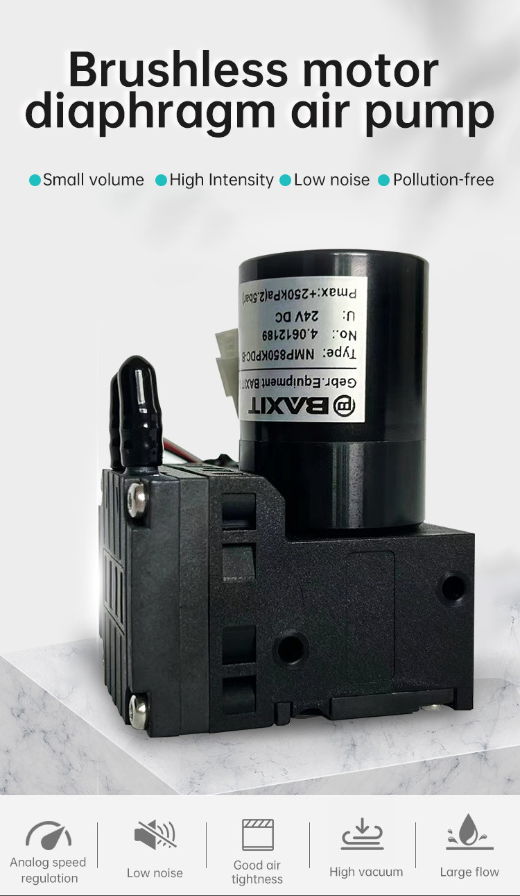 Oil Free Diaphragm Vacuum Pump Adjustable Positive And Negative Pressure Portable Laboratory Air Pump Small
