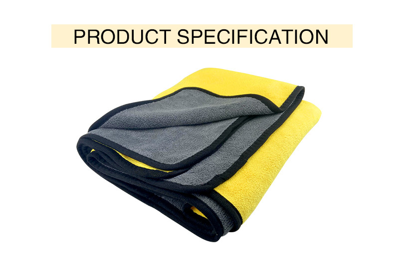 160*60cm 30*30cm Auto Drying Towels Microfiber Cloth For Car Wash