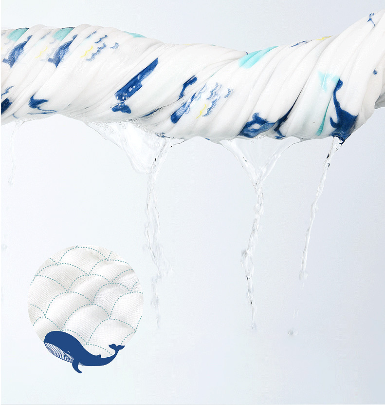 Antibacterial 100% Modal Soft Gauze Fabric Baby Clothing Material Cartoon Printing
