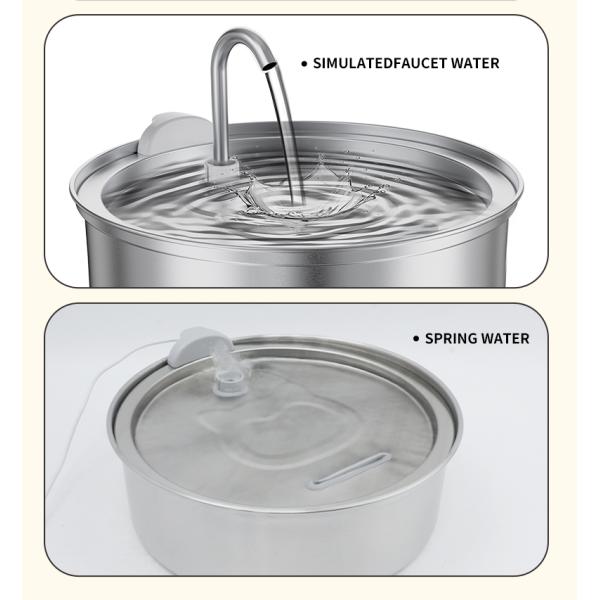 Large Capacity Smart Water Dispenser Multiple Water Outlet Modes Dispenser For Cat Dogs