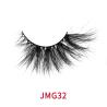 Buy cheap Natural Black Fluffy 25mm Mink Lashes , 5D Handmade Mink Lashes from wholesalers