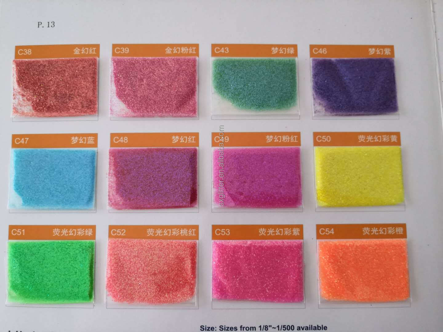 Customized Color Resin Powder 1 kg Chunky Glitter Acrylic Powder for Gel Nails at Christmas Party and Party Decorations