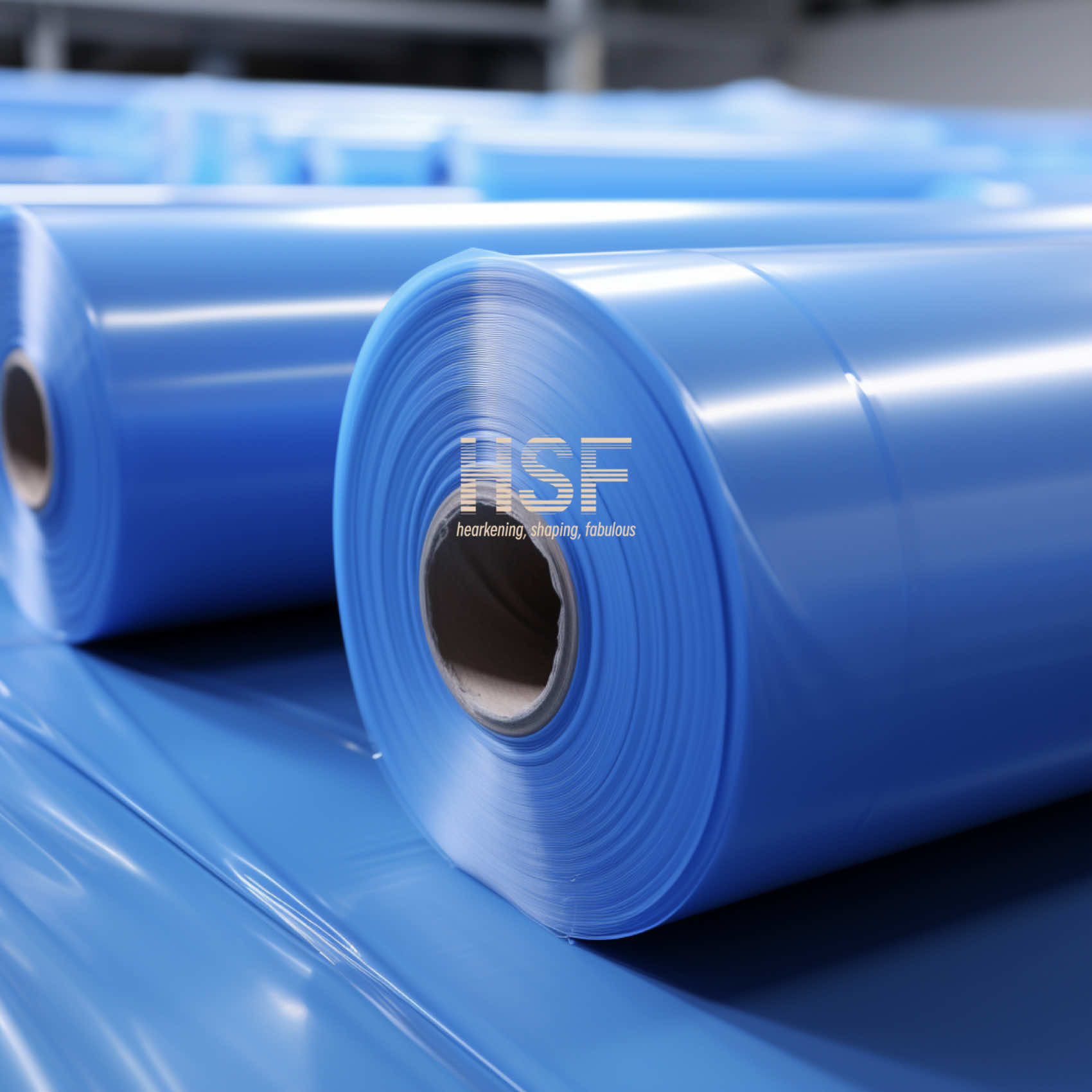 Opaque Blue 40uM High Density Poly Film Electrical Insulation