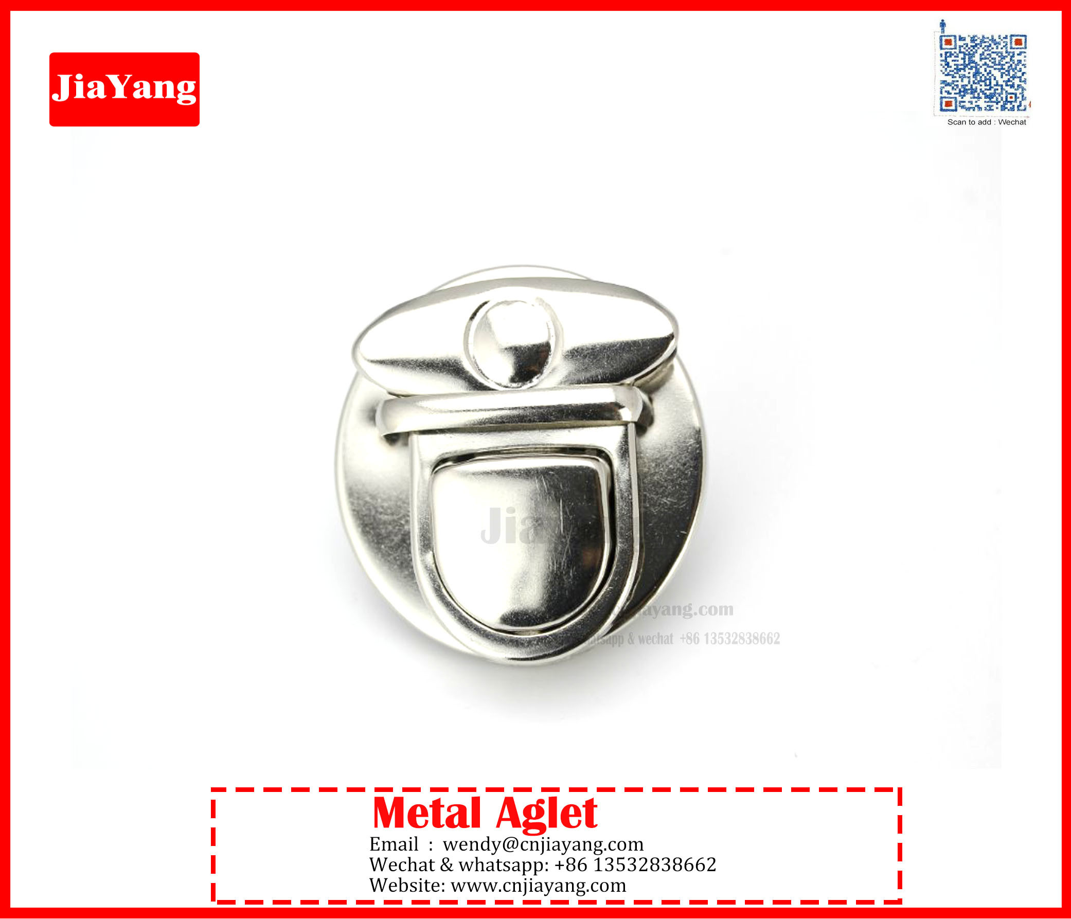 Round Shape Metal Clasps Lock for briefcase