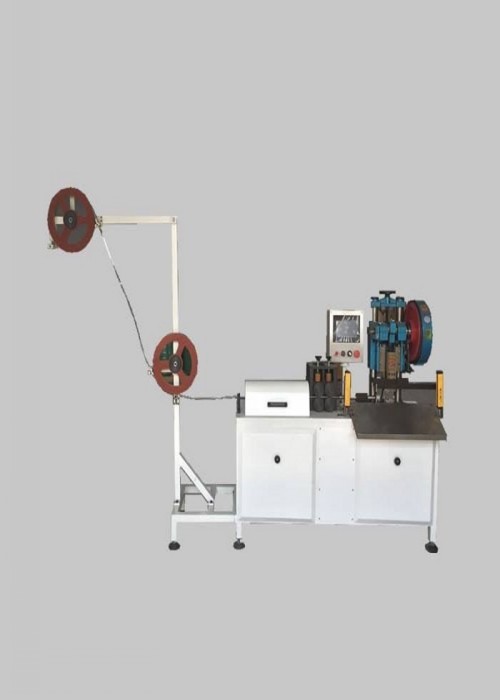 Auto Nylon Coated Calendar Hanger Machine , Hanger Hook Making Machine Min Length 80mm